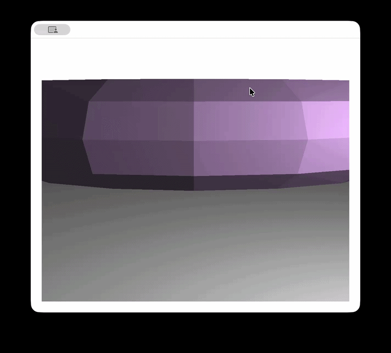 A torus fracturing into animated pieces